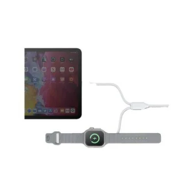 Bazic Gocharge Deuce Cable, Usb-C To C With Watch Charger 1.8M- White
